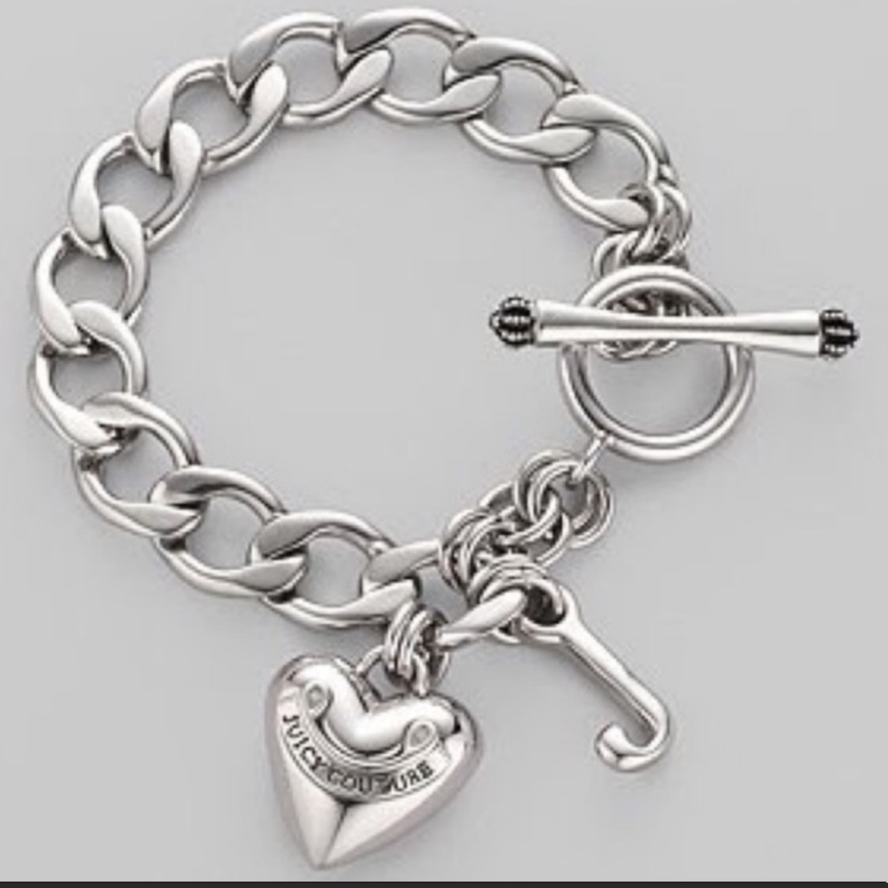 Juicy Couture Silver Toggle Bracelet